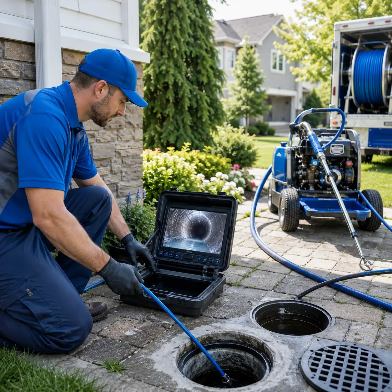 Outdoor drain cleaning professionals serving Glendale, RI